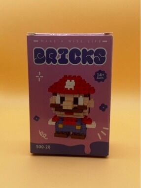 Make A Wish Mini Bricks Building Blocks Sets New (Super Mario)